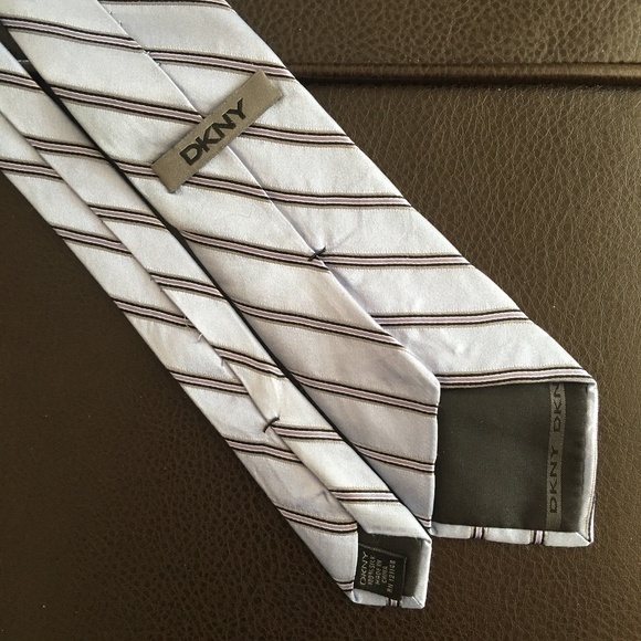 DKNY Striped Necktie - Picture 3 of 4